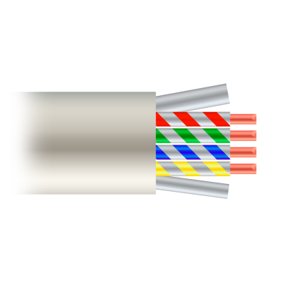 Bobine UTP Cat6 100 m LSZH 23AWG - Safire SF-UTP6-100-H-23AWG-G