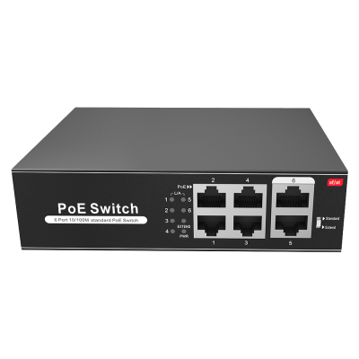 Sistema de Videovigilância com fios (IP) e Switch PoE, 4 Câmaras Turret com 4 mpx da Uniview