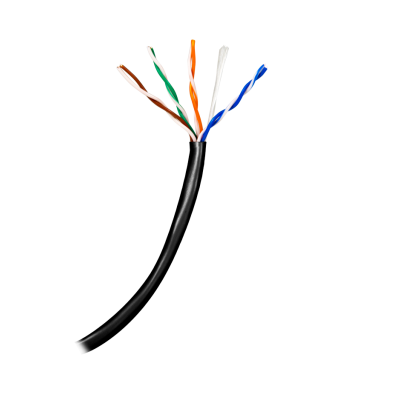Bobine UTP Cat5e 100 m Exterior (Preto) - UTP5E-100-OUTDOOR-BC