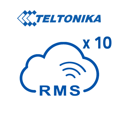 Licenças da Plataforma Teltonika RMS Pacote de 10 Licenças (Créditos) Monitorização remota Teltonika Router-TK-RMS-10LIC