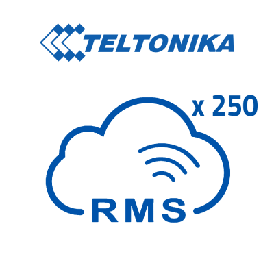 Licenças da Plataforma Teltonika RMS Pacote de 250 Licenças (Créditos) Monitorização remota Teltonika Router-TK-RMS-250LIC