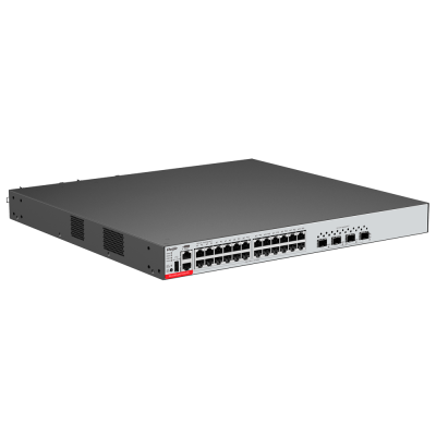 Ruijie Switch Cloud gerenciável L3 24 portas PoE RJ45 + 4 portas SFP+ 24 Portas Gigabit + 4 Portas 10G-RG-CS83-24GT4XS-PD Ruijie Switch Cloud gerenciável L3 24 portas PoE RJ45 + 4 portas SFP+ 24 Portas Gigabit + 4 Portas 10G-RG-CS83-24GT4XS-PD