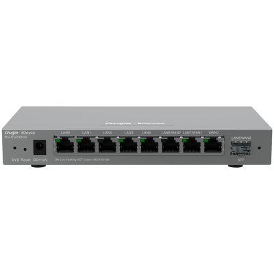 Reyee Router Controlador Gerenciável-Ruijie RG-EG209GS-Ruijie RG-EG209GS-Reyee RG-EG209GS