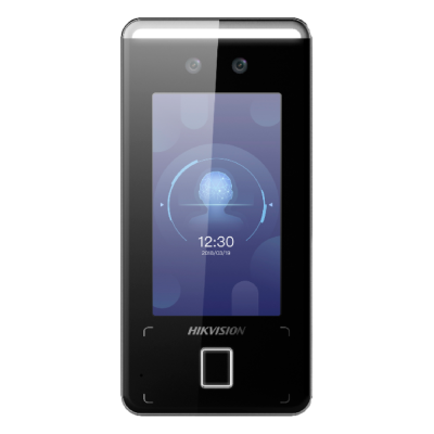 Controlo de acesso e presença Facial, impressão digital, MF-card, QR e PIN 3.000 utilizadores | 150.000 registos-Hikvision DS-K1T341CMFW