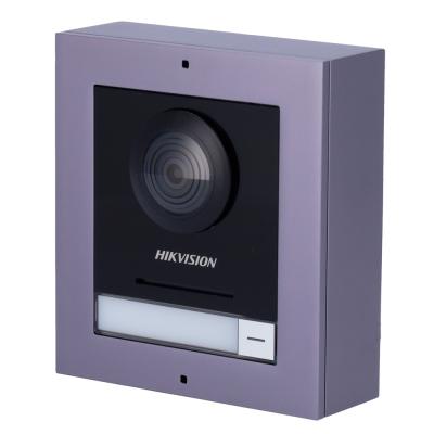 Placa de Videoporteiro Hikvision DS-KD8003-IME1(B)/Surface (IP 2 MP)
