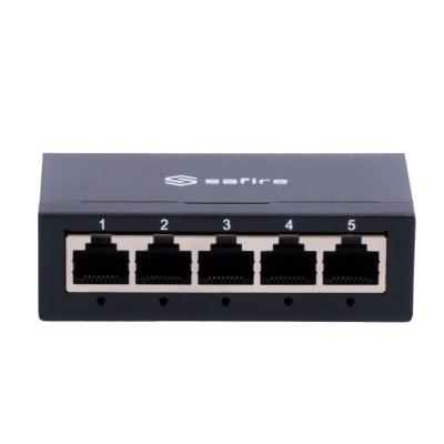 Switch de mesa 5 porta Gigabit Velocidade 10/100/1000 Mbps-Safire SF-SW05-G-M