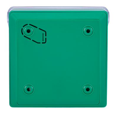 Ajax Botão de parede sem fios para ativação manual do alarme de incêndio Sem fios 868 MHz Jeweller-Ajax AJ-MANUALCALLPOINT-GREEN