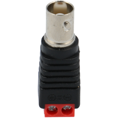 Adaptador de conector BNC com terminais de parafuso