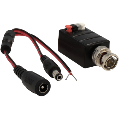 Balun A-CCTV video / alimentação ativo 1 Ud.-A-CCTV A-BALUN-V-4K-ACT-TX-A-CCTV A-BALUN-V-4K-ACT-TX
