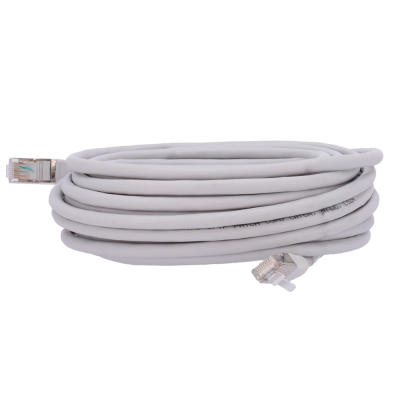 Cabo de Rede Cat6A S/FTP RJ45 10m Branco lojaCCTV
