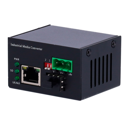 Conversor de Meios Industriais 1x Ethernet RJ45 1x SFP-MCI-1GE-SFP-MINI