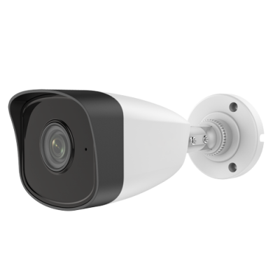 Câmara com fios (PoE) Bullet Branca 2mpx 2.8mm 30m Microfone IP67 - Hikvision HWI-B120H-U