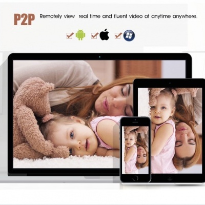 Câmara vigilância Wi-Fi, 5.0 mpx, JIANSHU