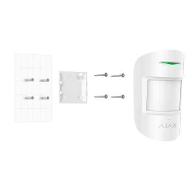 Detetor volumétrico PIR imune a animais de estimação e detetor quebra de vidros-Ajax AJ-COMBIPROTECT-W-Ajax AJ-COMBIPROTECT-W-Ajax detector-volumetrico-e-quebra-de-vidro-sem-fio-ajax-combiprotect-w-Ajax DETECTOR-VOLUMETRICO-E-QUEBRA-DE-VIDRO-SEM-FIO-AJAX-