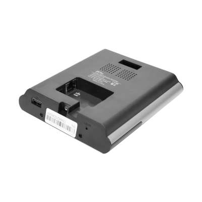 Base de carregamento preta para dispositivo eletrónico com portas USB