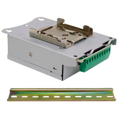 Fonte Alimentação Carril DIN lojaCCTV DC 12V 10A 120W 8 saídas (AC 100-240V)