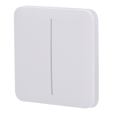 Painel para interruptor compatível com AJ-LightCore 2G - branco-Ajax AJ-SOLOBUTTON-2G-W