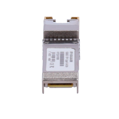 Módulo transceptor SFP+ Porta de cobre com conetor RJ45 Velocidades suportadas 2.5G/5G/10G-SFP-10G-RJ45-80M