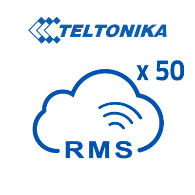 Licenças da Plataforma Teltonika RMS Pacote de 50 Licenças (Créditos) Monitorização remota Teltonika Router-TK-RMS-50LIC