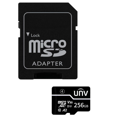 Cartão MicroSD Uniview UV‑TF‑256G‑T‑C 256 GB Classe 10/U3/V30 — Alta Capacidade e Desempenho