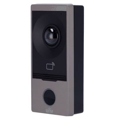 Placa Exterior de Videoporteiro Uniview UV-OEU-201S-HMK-W (IP, 1 apartamento)