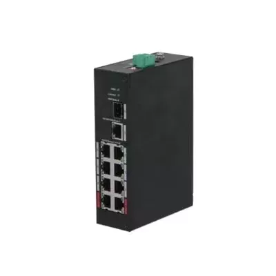 Switch Industrial Dahua 8 Portas PoE (96W) + 2 Uplink | Watchdog | Hi-PoE