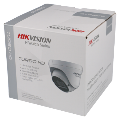 Câmara com fios (Coaxial) Turret 2mpx 2.7mm 40m  - Hikvision HWT-T320-VF