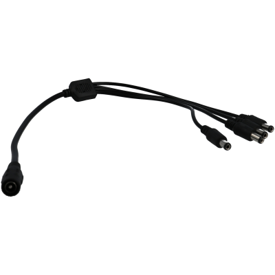 Cabo Split Energia 1 F para 4 M de 300 mm-A-CCTV A-COM-DC/M-4XDC/FM-A-CCTV A-CON-DC/M-4XDC/FM