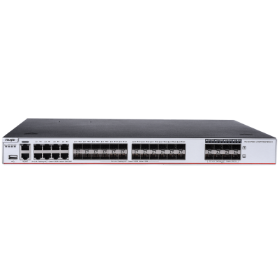 Ruijie Switch Cloud gerenciável L3 24 portas SFP + 8 RJ45 + 8 portas SFP 24 Portas Gigabit + 8 Gigabit + 8 Portas 10G-Ruijie RG-S5760C-24SFP/8GT8XS-X