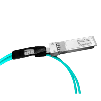 Cabo de conexão directo SFP+ Velocidade 10Gbps Módulos SFP+ em ambos os extremos-SFP-10G-AOC-3M