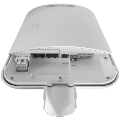Switch PoE para exterior 4 RJ45 PoE + 1 Uplink RJ45 + 1 Uplink SFP 4 x 100/1000 Mbps 1 x Gigabit 1 x SFP-SW0504POE-G-60-OUT