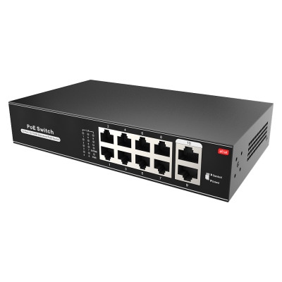 Sistema de Videovigilância com fios (IP) e Switch PoE, 6 Câmaras Mini-Dome com 4 mpx da Uniview Sistema de Videovigilância com fios (IP) e Switch PoE, 6 Câmaras Mini-Dome com 4 mpx da Uniview