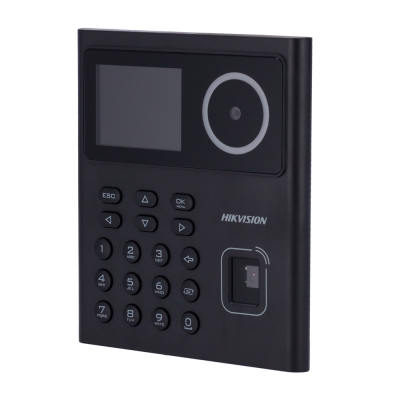 Controlo de acesso e presença facial, impressão digital, cartão EM e PIN-Hikvision DS-K1T320EFWX