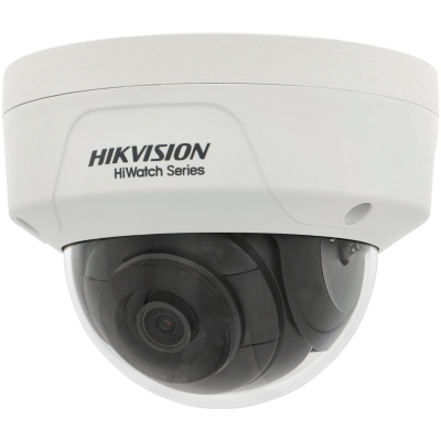 Câmara com fios (PoE) Mini-Dome Branca 4mpx 2.8mm 30m  - Hikvision HWI-D140H