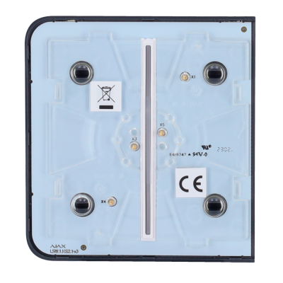 Painel lateral para interruptor compatível com AJ-LightCore 2G - grafite-Ajax AJ-SIDEBUTTON-2G-GRA