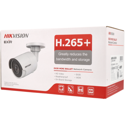 Câmara HIKVISION PRO bullet ip de 4 megapixels e lente fixa Câmara HIKVISION PRO bullet ip de 4 megapixels e lente fixa