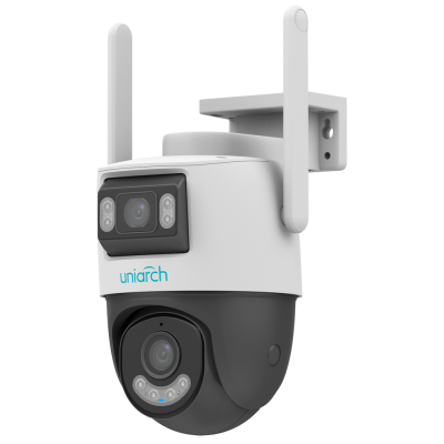 Câmara Dome PTZ 3MP Uniarch UV-UHO-P2S-M33F34 PoE IR 50m Zoom 4x IP66 IK10 Exterior