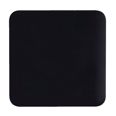 Painel para interruptor compatível com AJ-LightCore -1G / -2W - preto-Ajax AJ-SOLOBUTTON-1G2W-B