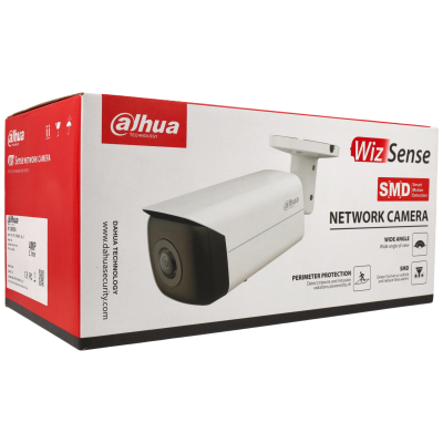 Câmara com fios (PoE) Bullet Branca 4mpx 2.1mm 20m Microfone IP67 - Dahua IPC-HFW3441T-AS-P