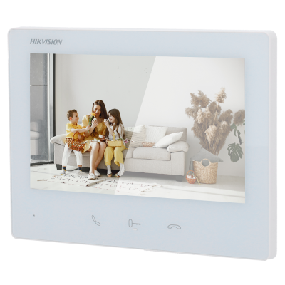 Monitor 2 Fios HD Branco Hikvision DS-KH7300EY-TE2/White