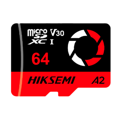 Cartão Micro SD Hikvision 64 GB Capture | Classe 10/U3/V30/A2, 150 MB/s