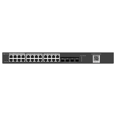 Reyee Switch Cloud Capa 2 24 portas RJ45 Gigabit 4 SFP Gigabit-Ruijie RG-NBS3100-24GT4SFP