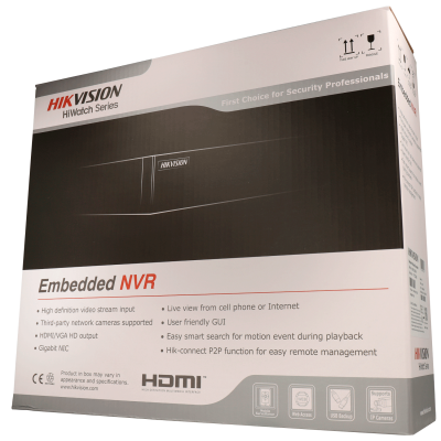 Gravador com fios (IP) 32xCanais IP 8mpx 2xHDD 4 - Hikvision HWN-5232MH
