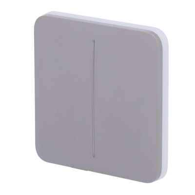Painel para interruptor compatível com AJ-LightCore 2G - cinza-Ajax AJ-SOLOBUTTON-2G-GRE