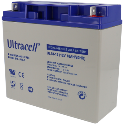 bateria 12v 18ah-Ultracell UL18-12-Ultracell UL18-12