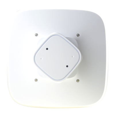 Antena ou dispositivo de rede sem fios branco quadrado