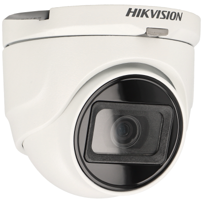 Câmara com fios (Coaxial) Turret Branca 5mpx 2.8mm 30m IP67 - Hikvision DS-2CE76H0T-ITMF