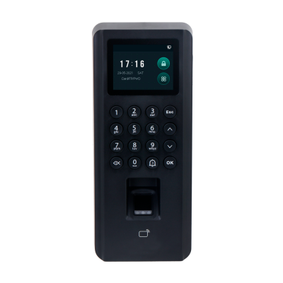 X-Security Leitor biométrico autónomo de control de acesso e presença Identificación por cartão EM, huella, senha e/o combinaciones-XS-AC2212-KFEM-WPOE