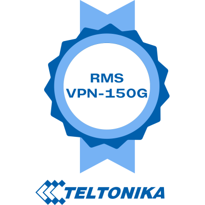 Teltonika Pack de 150 Gb de tráfico de gestão para a Plataforma Cloud Teltonika RMS por VPN Cada licencia permite gestionar 150Gb de tráfico VPN a través de RMS para toda a organización-TK-RMS-VPN-150G