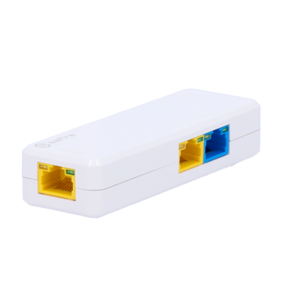 Extensor PoE Safire para interior Alarga a gama de potência do PoE até 650 metros 2 portas PoE Out + 1 Uplink RJ45 PoE In-Safire SF-POE-EXT0302-60W